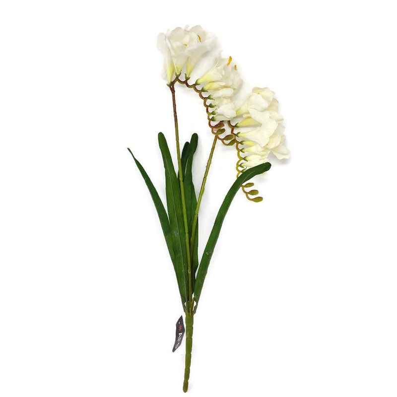 Freesia Spray x 55cm – White