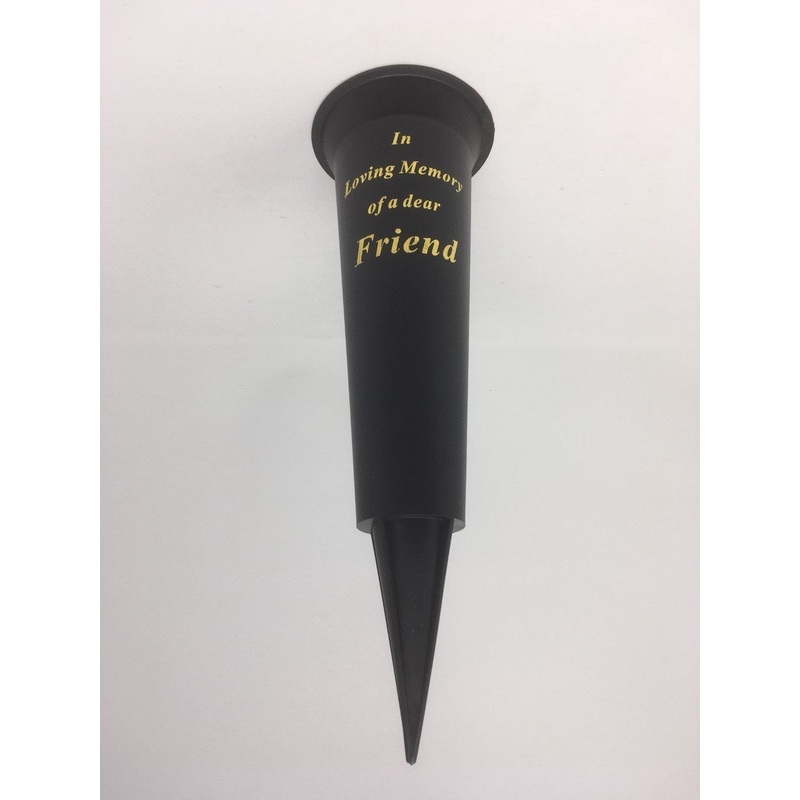 Grave Vase Spike In Loving Memory – Friend