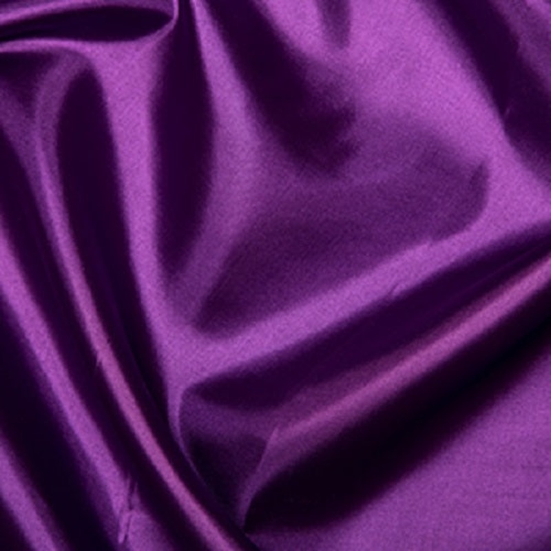 1 Metre Habotai Purple Silk Lining Fabric 100% Polyester  145cm / 58 wide
