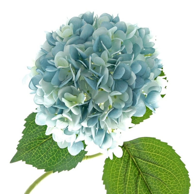 82cm Single Hydrangea – Light Blue