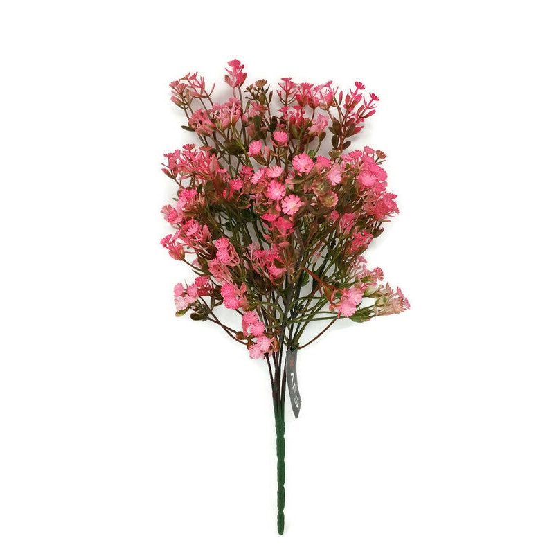 Pink Gypsophila Flower Bush x 32cm
