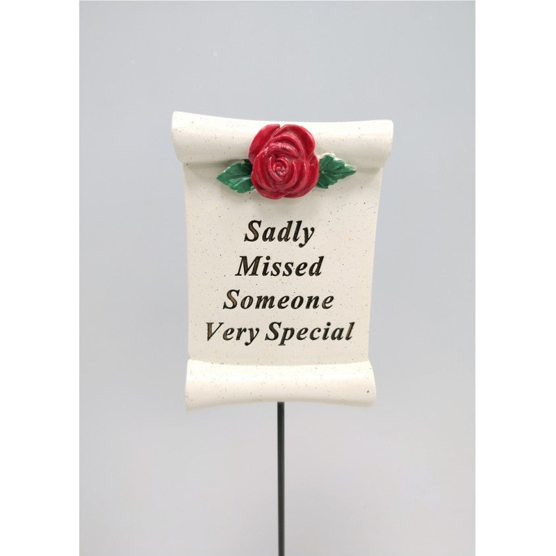 Red Rose Scroll Stick – Someone Special