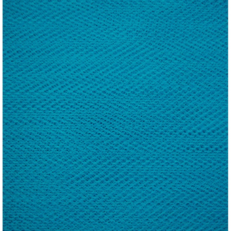 1 metre Flare Free Dress Net Fabric Flo Blue x132cm width