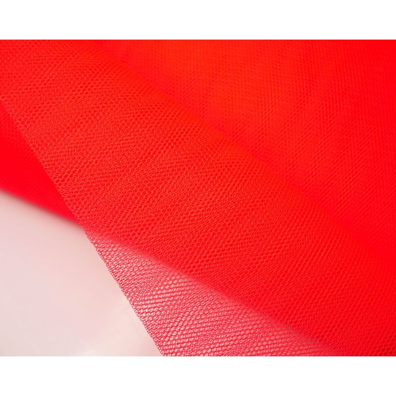 1m Flare Free Dress Net Fabric x 132cm – Tangerine