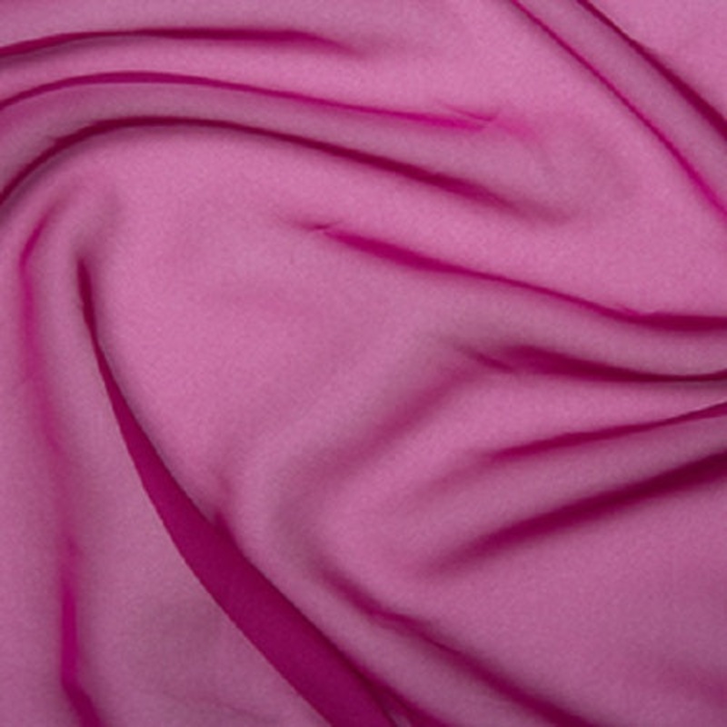 1 Metre Chiffon Cationic Fabric x 145cm – Cerise