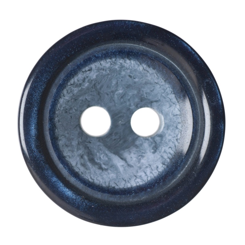 15mm-Pack of 4, Rustic Navy Buttons