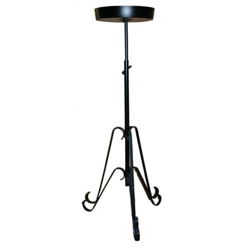 Black Telescopic Bowl Top Stand