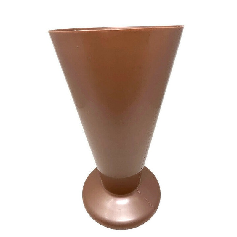 Rose Gold Plastic Flower Vase -Size 6 – 34cm