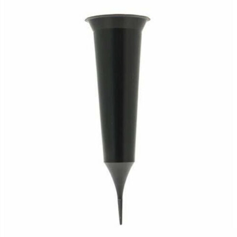 Spiked Grave Vase – Plain Black