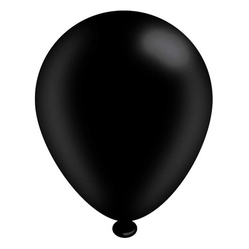 8 Balloons – 10 size – Black