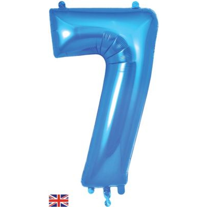 Copy of Blue 34 Foil Balloon Number – 7
