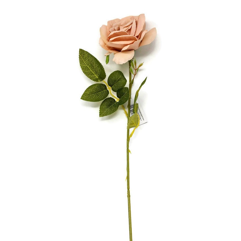 Single Stem Rose x 62cm – Mink Pink