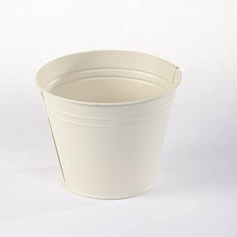 Cream  15 x 12 cm Tin Pot Mattisse Range