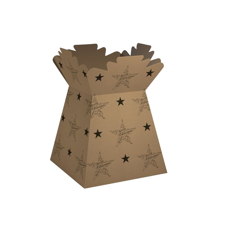 Natural Kraft – Seasonal Greetings Living Vase – Pack of 30