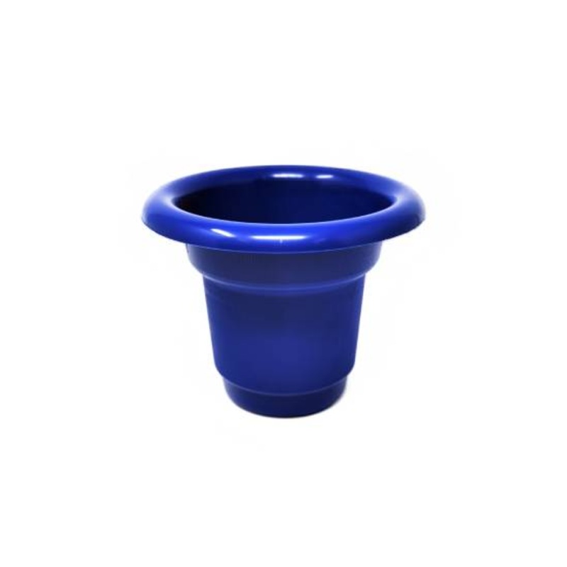 20cm Plastic Planter – Dark Blue