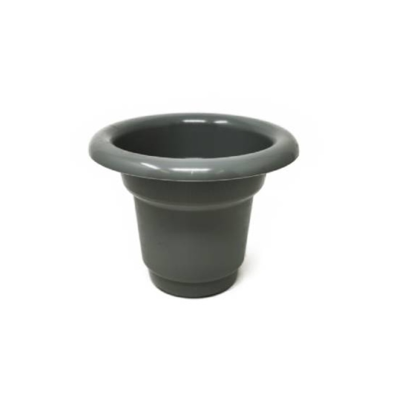 20cm Plastic Planter – Grey