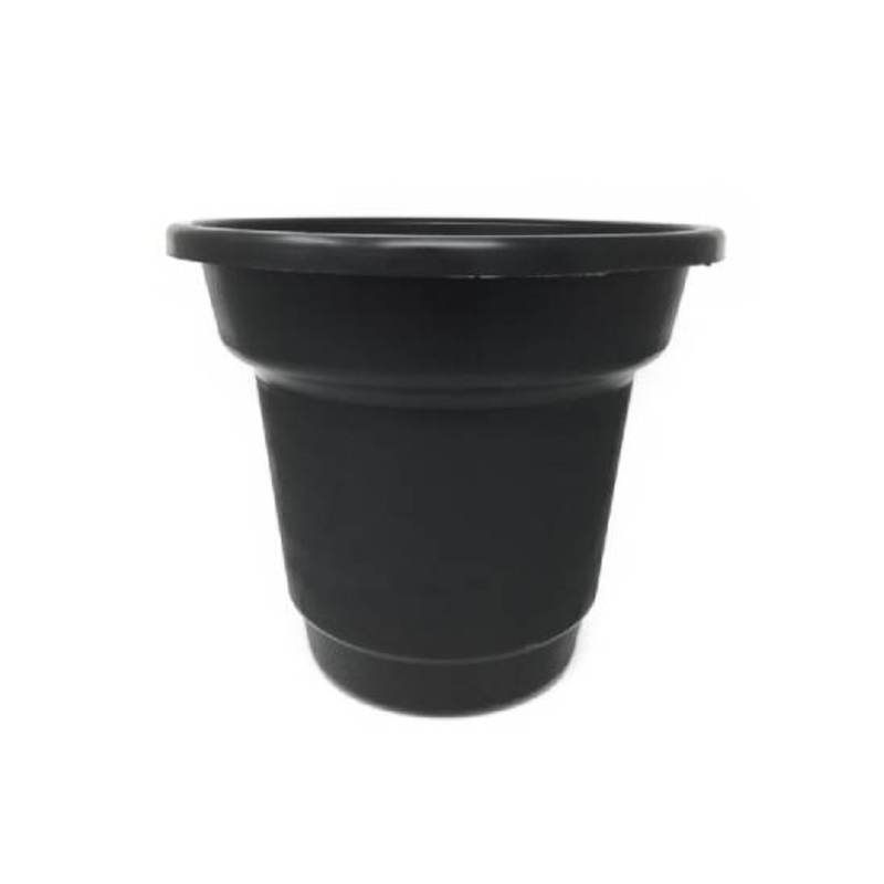 33cm Plastic Planter Pot – Black