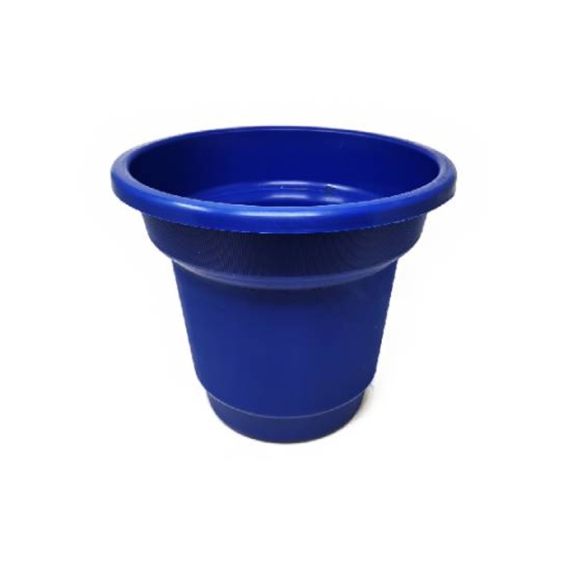 33cm Plastic Planter Pot – Dark Blue