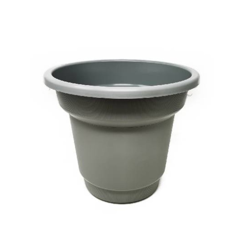 33cm Plastic Planter Pot – Grey