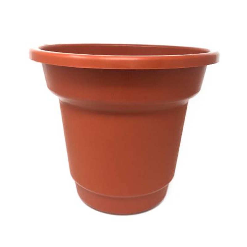 33cm Plastic Planter Pot – Terracotta