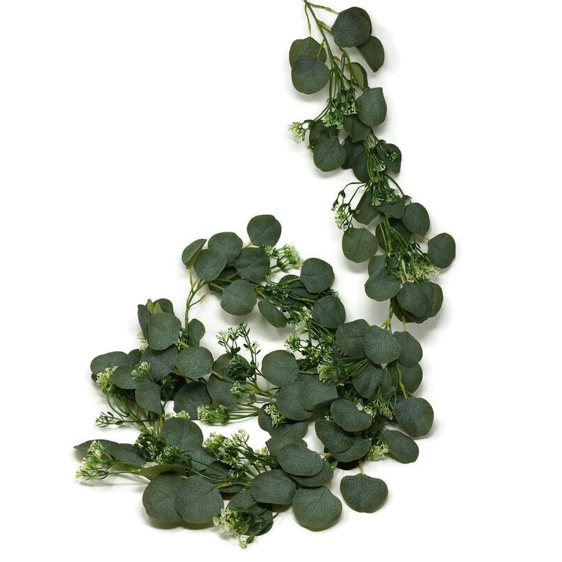Eucalyptus Leaf Garland x 195cm – Seeded