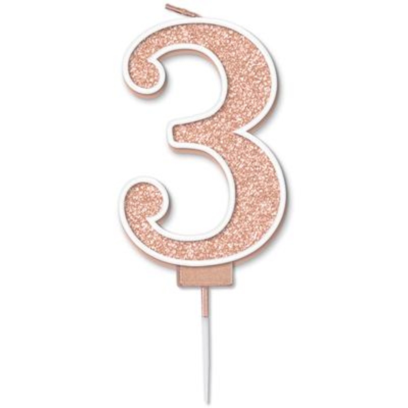 Sparkling Fizz Candle 7.5cm Rose Gold – 3
