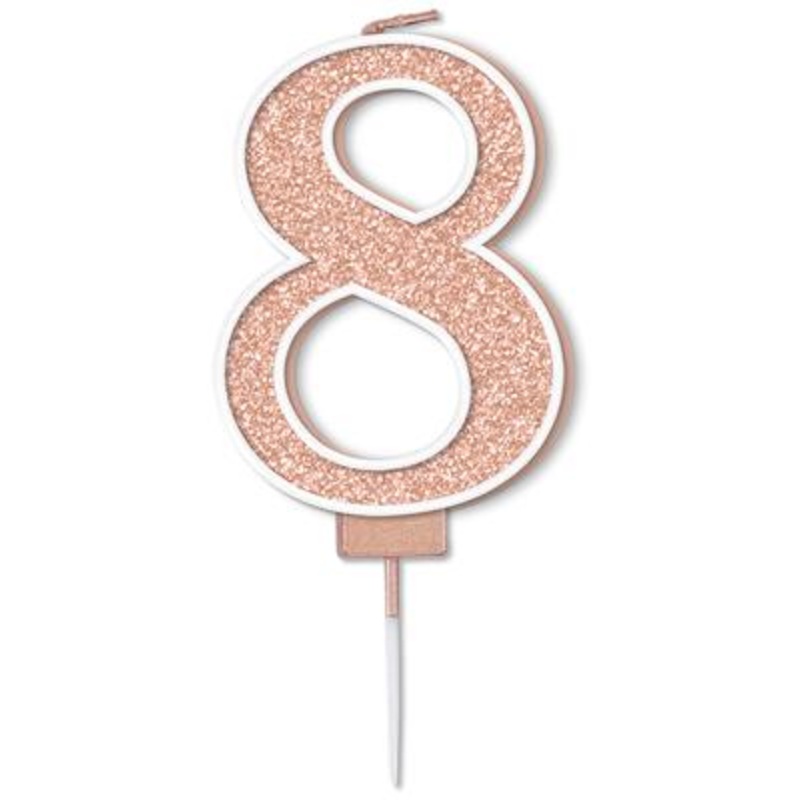 Sparkling Fizz Candle 7.5cm Rose Gold – 8