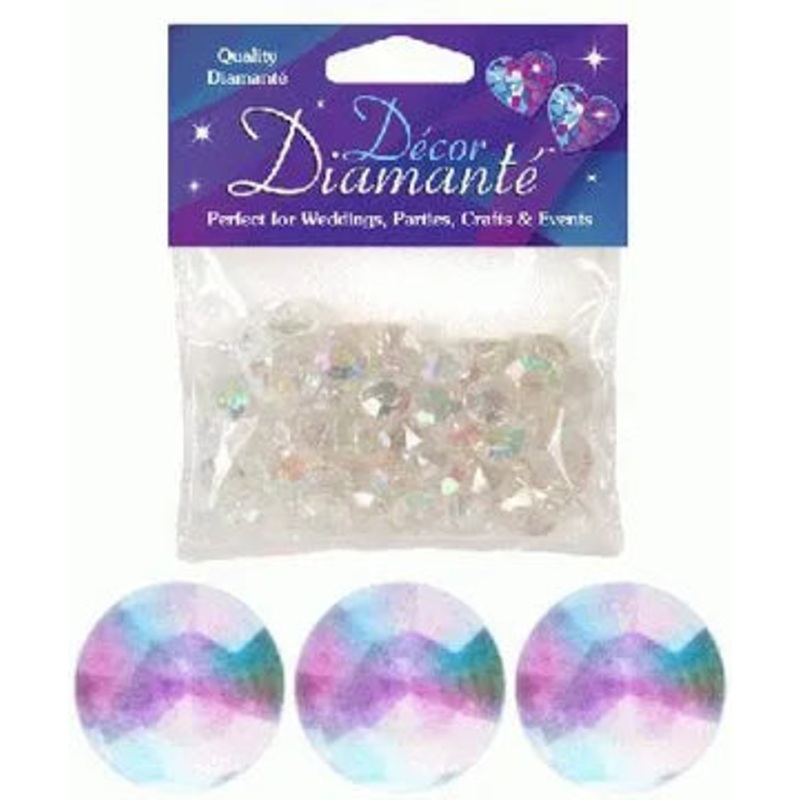 Dcor Diamant x 12mm – 28g bag – Iridescent