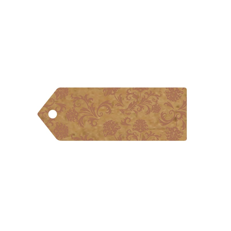 Greeting Tags 70mm x 25mm –  Craft Finish Design No.504