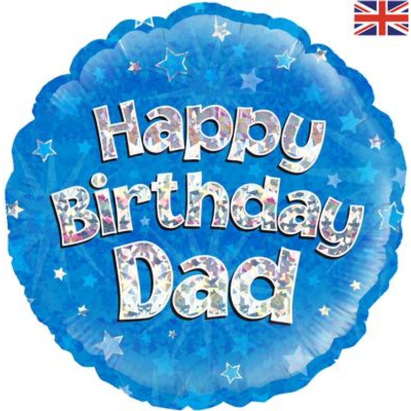 18 Foil Balloon – Happy Birthday Dad