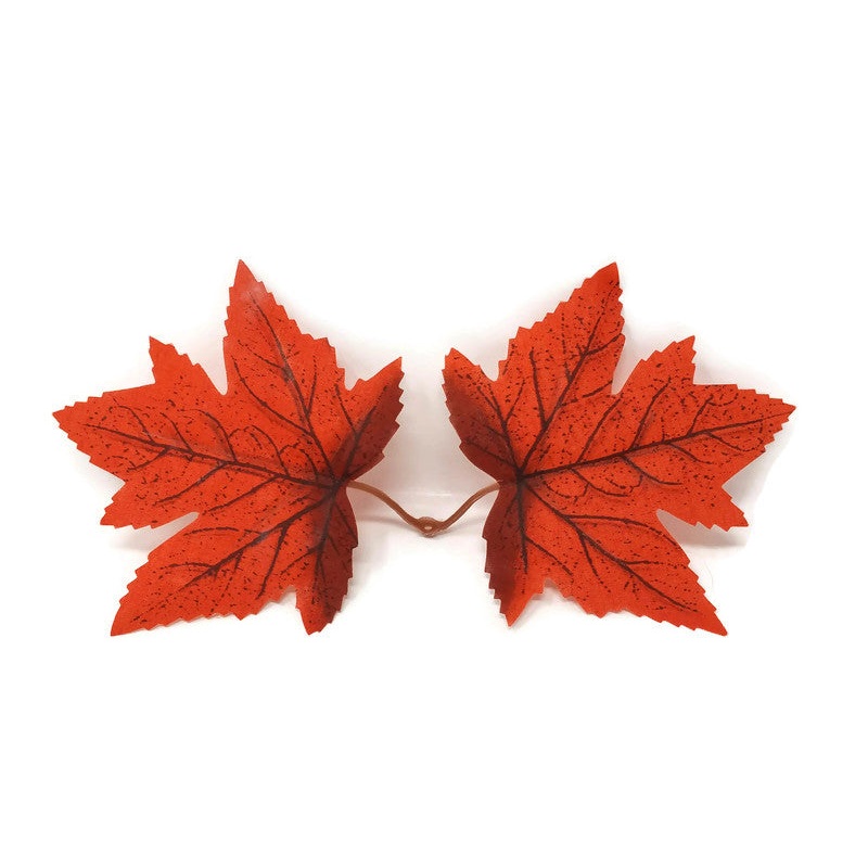 50 Pieces Per Bag Autumn Leaves – Red