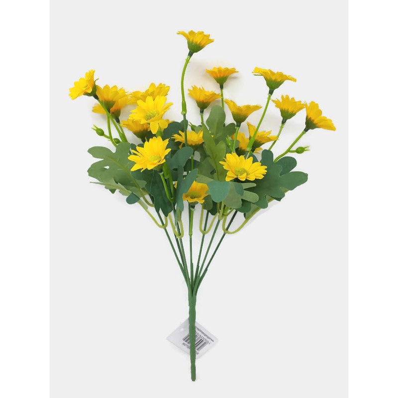 7 Stem Daisy Bush x 30cm – Yellow