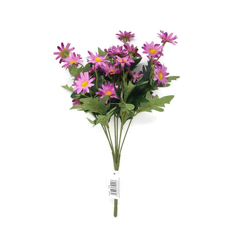 9 Stem Daisy Bush x 35cm – Pink Shades