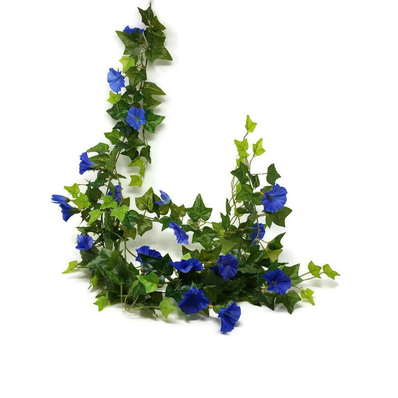 Morning Glory Garland x 190cm – Blue
