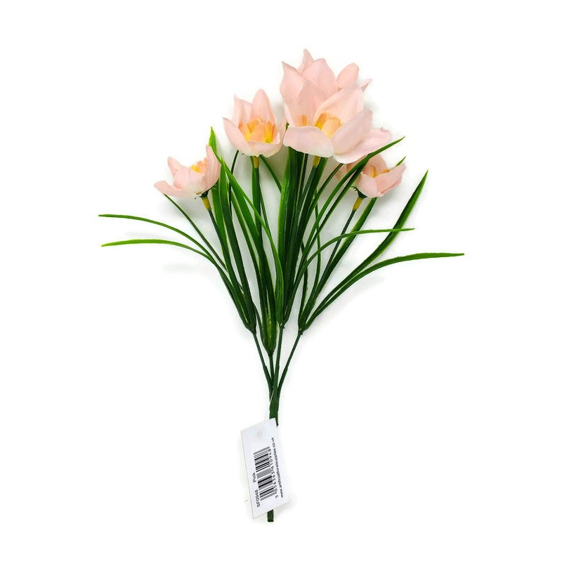 Pink Coccinea Cottage Garden Flower Spray x 32cm