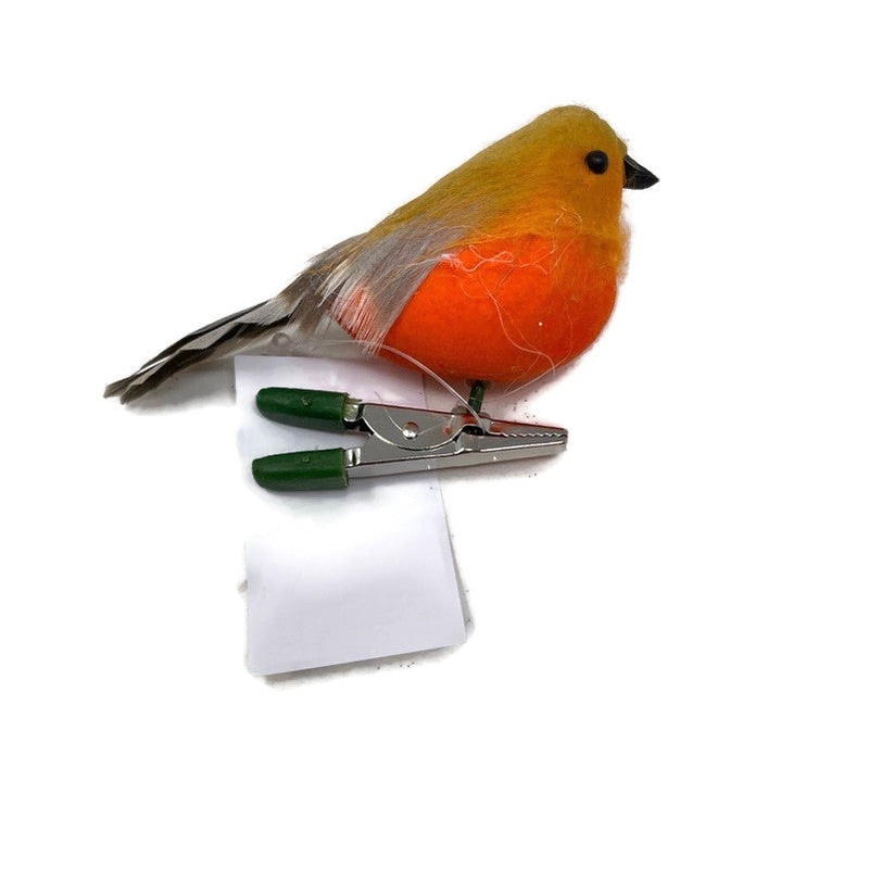 Clip On Feathered Robin