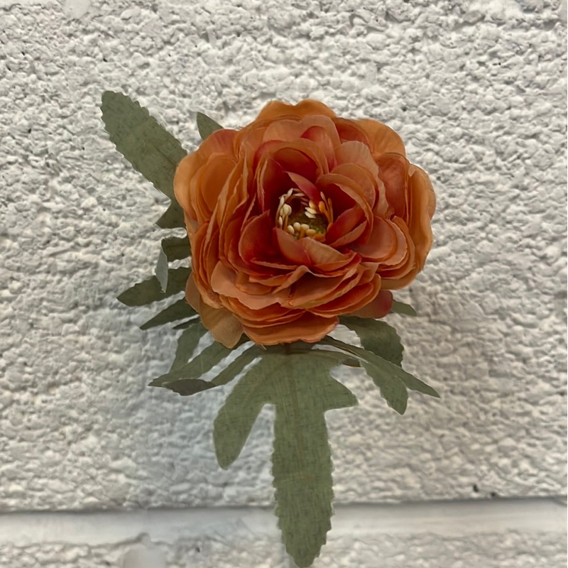 Single Stem Ranunculus Pick x 26cm – Orange