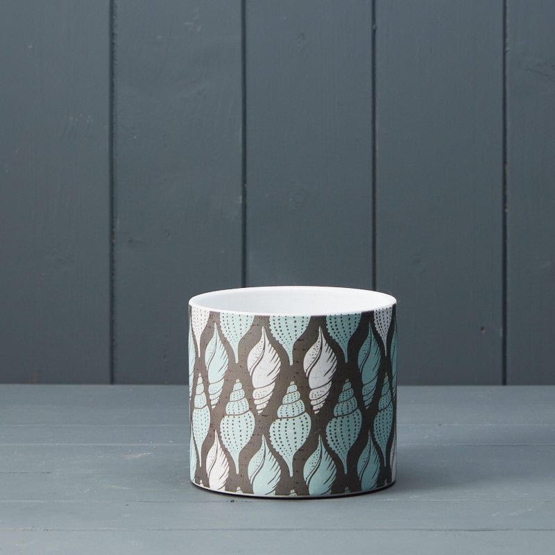 Tulip Shell Ceramic Pot 12cm