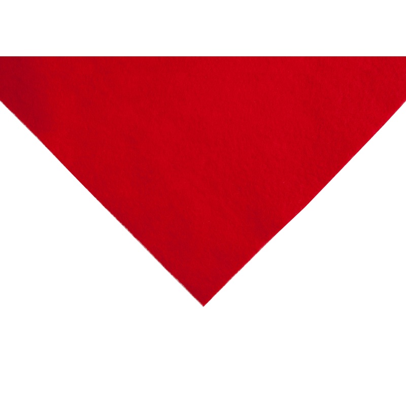 Acrylic Craft Felt Roll x 1m –  Red