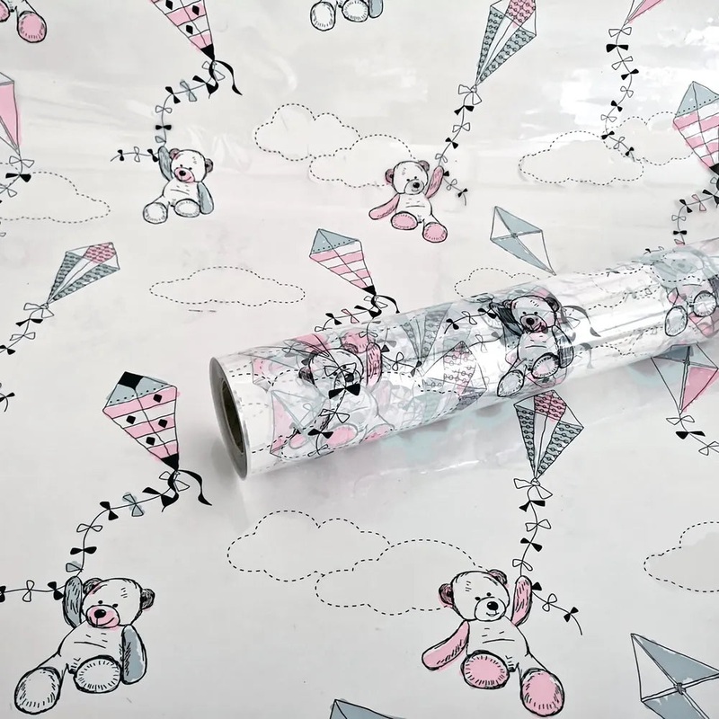 Flying High Teddy Cellophane Film – 80cm x 100m