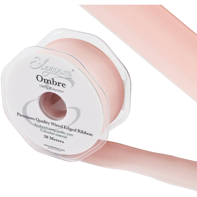 Wired Edge Ombre Ribbon 38mm x 20m – Tone 300