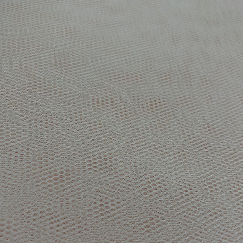 1 Metre Flare Free Dress Net Fabric x 132cm – Peach