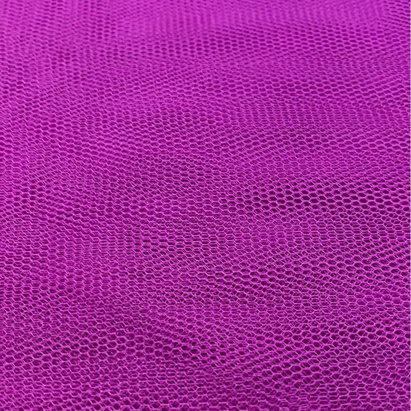 1 metre Flare Free Dress Net Fabric x 132cm – Plum Violet