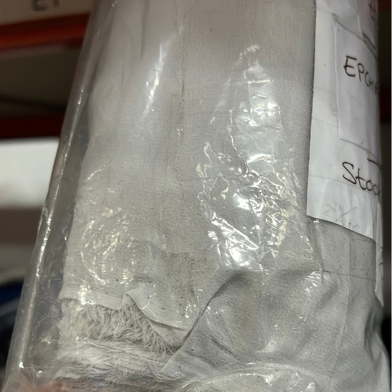 1m 100% Polyester Chiffon Fabric – Pale Grey , Width: 60/150cm