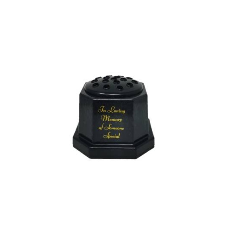 Black In Loving Memory Of Someone Special Memorial Pot