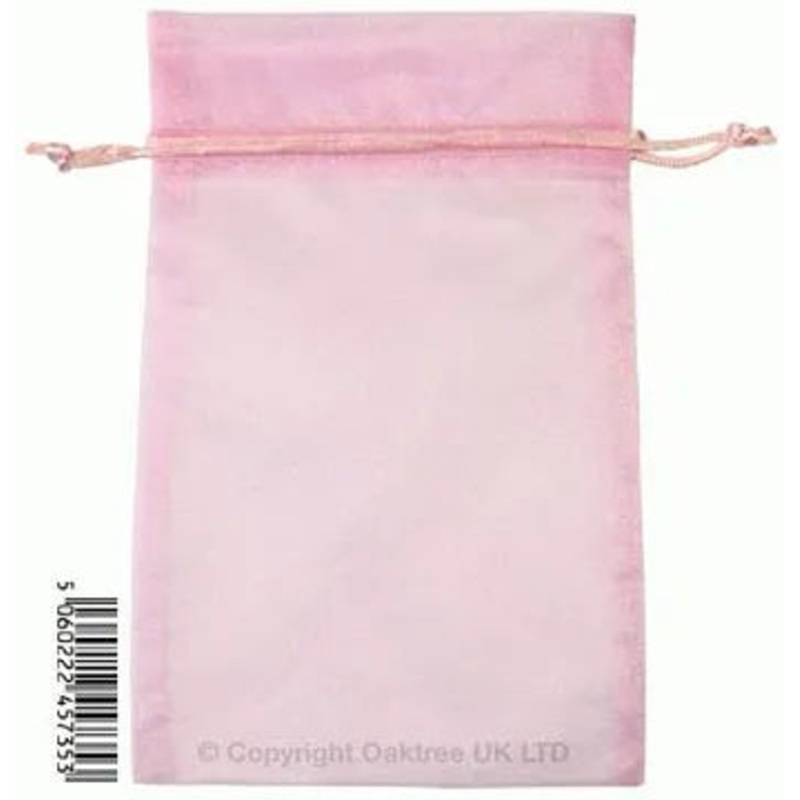 Eleganza Organza Bags 15cm x 22cm – Lt Pink(10pcs)