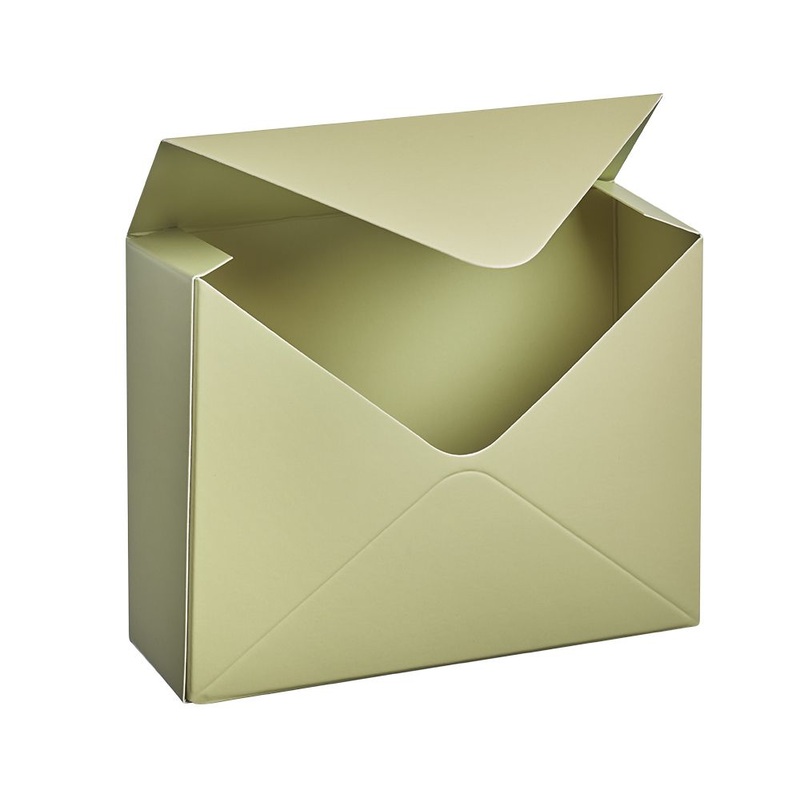 Envelope Flower Box (Lined) x 10 – Green