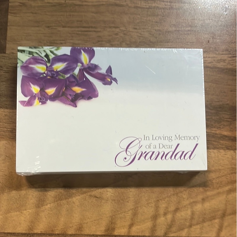 50 Cards In Loving Memory of a Dear Grandad – Iris