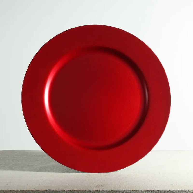 Charger Plate x 33cm – Red