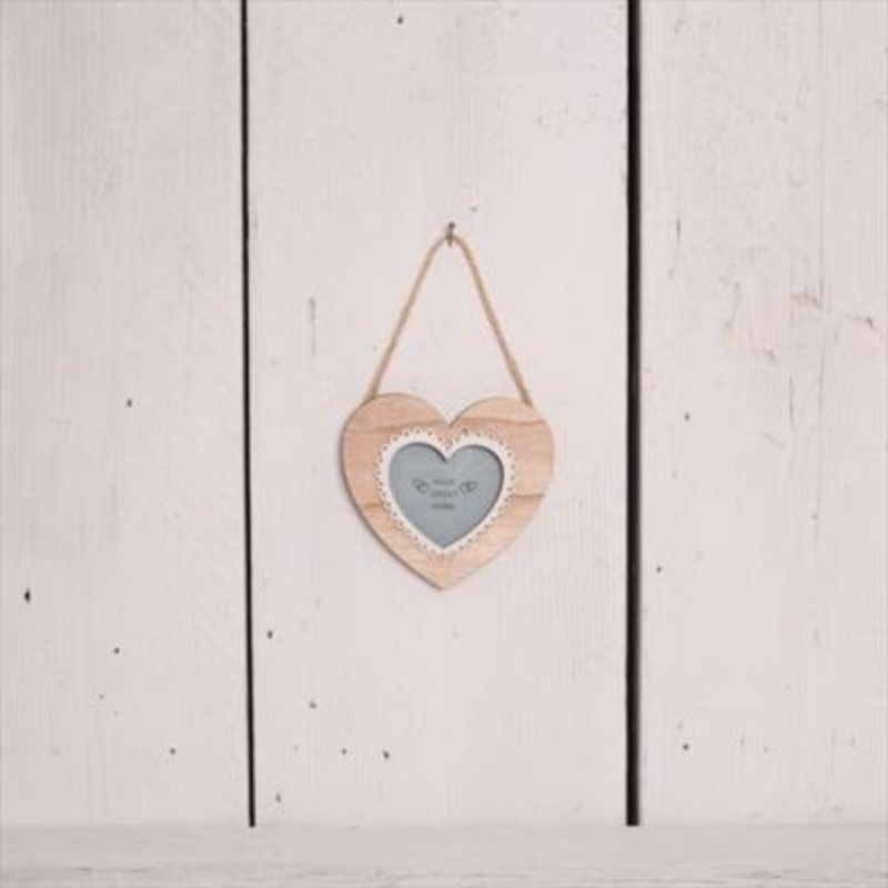 Heart Shaped Photo Frame x 12cm